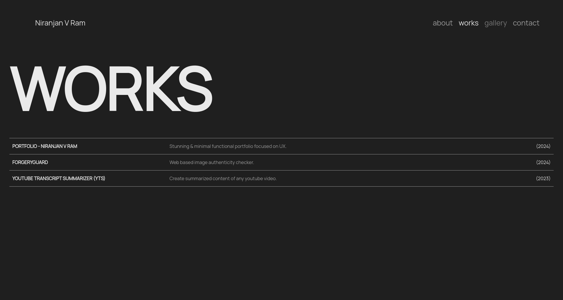 Works Page